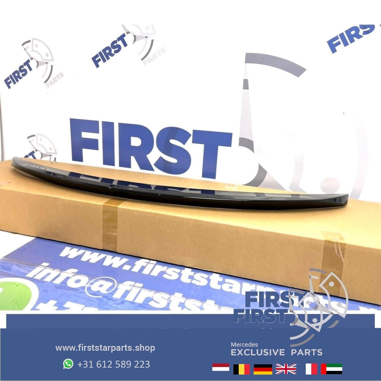 (W166) W292 C292 GLE COUPÉ AMG KOFFERBAK SPOILER ZWART 2014-, Gebruikt, Ophalen of Verzenden, Achter, -