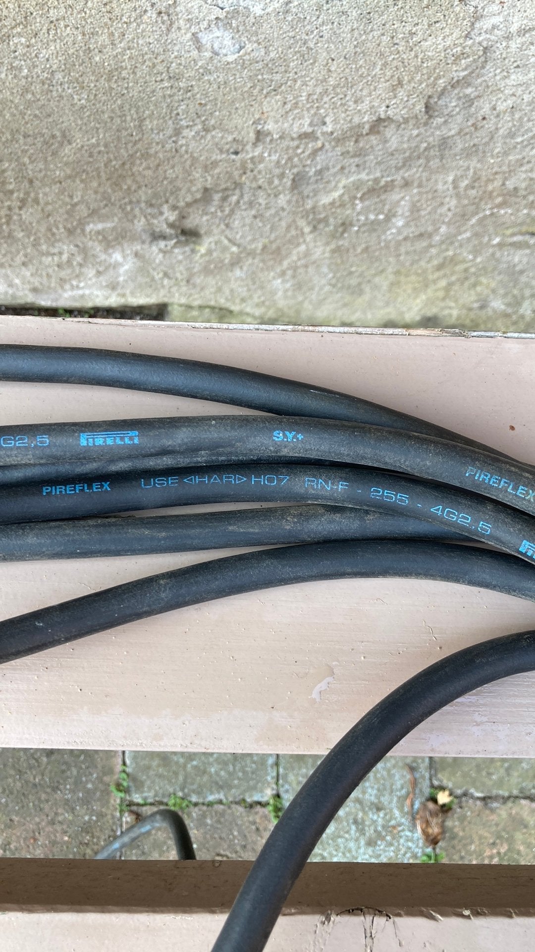 Stroom kabel soepel.25lm  5 x 2,5 mm, Doe-het-zelf en Bouw, Ophalen, Gebruikt