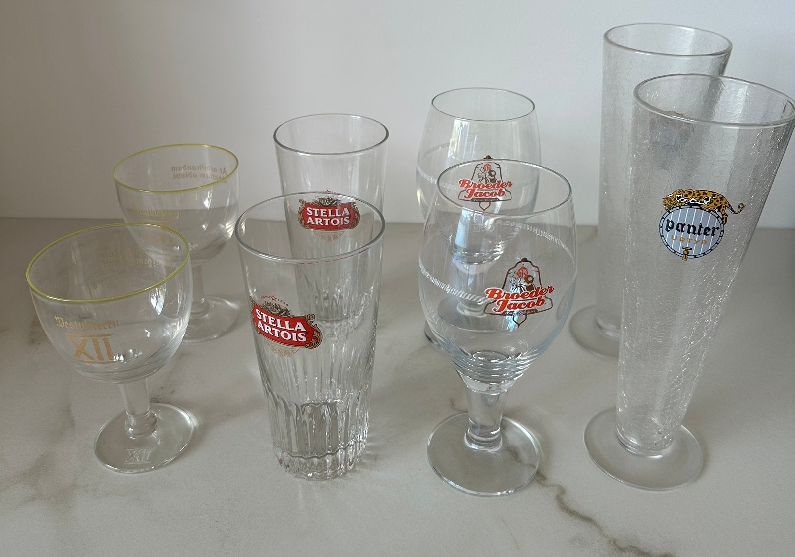 Verres à bière, Enlèvement, Comme neuf