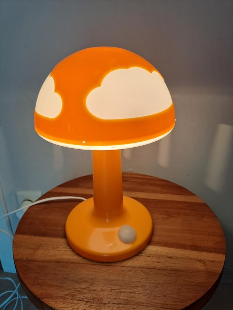 Vintage paddestoel lamp, Ophalen of Verzenden