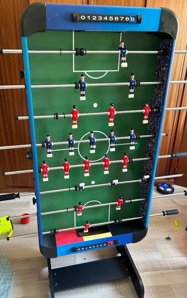 kickertafel (kinderen), Kinderen en Baby's, Speelgoed | Voetbaltafels, Ophalen, Gebruikt