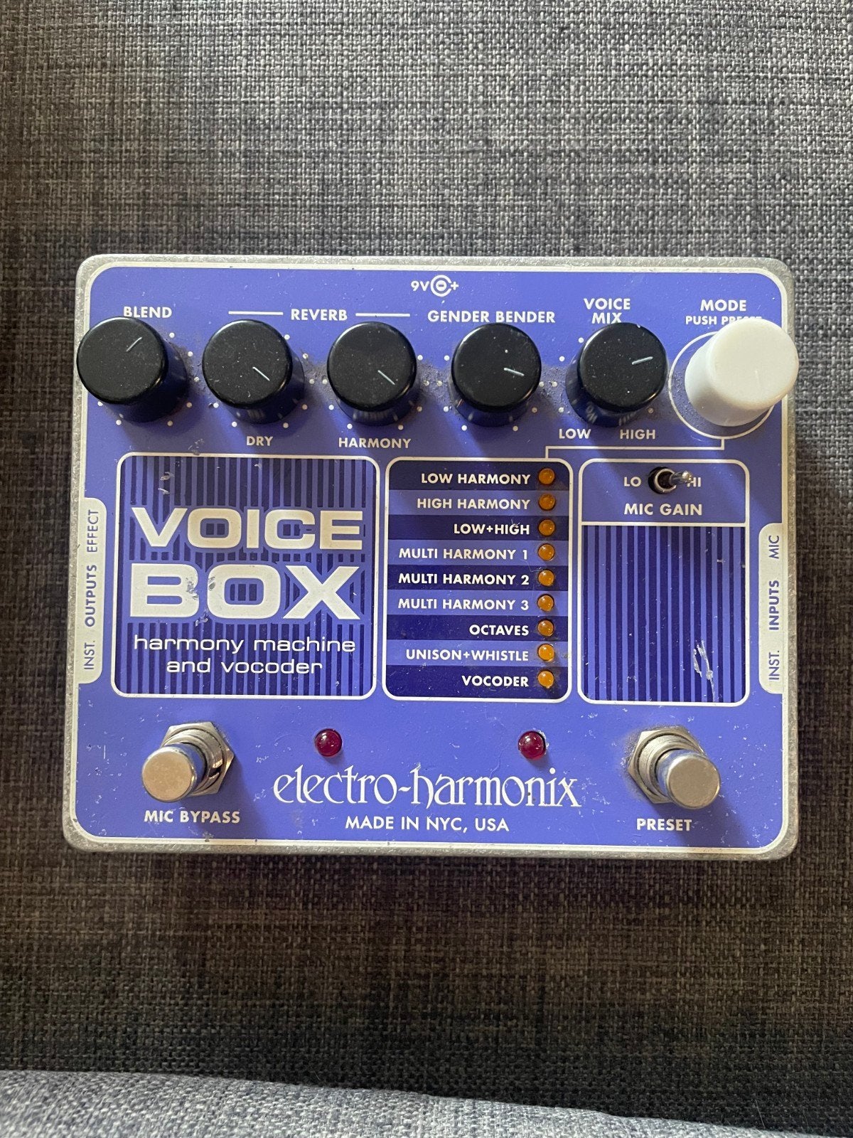 Voice Box, Harmony Machine and Vocoder - Electro-Harmonix, Musique & Instruments, Enlèvement ou Envoi, Comme neuf