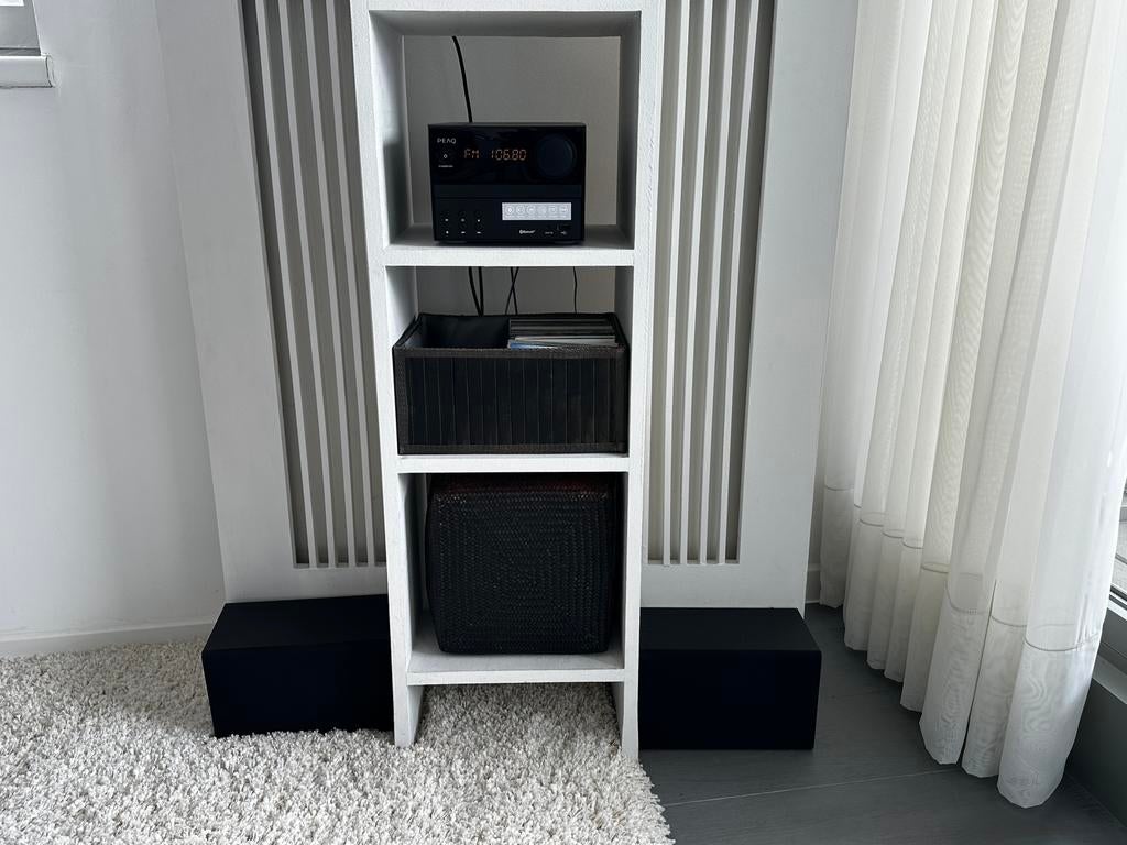 Compacte hifi-stereoset PEAQ radio, CD, Bluetooth, Ophalen, Zo goed als nieuw, Radio, Met cd-speler
