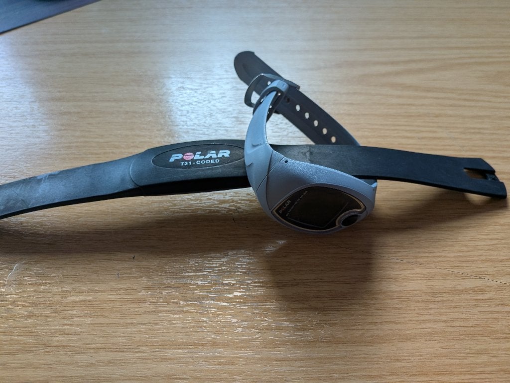 Polar FT1 Hartslagmeter + T31 Borstriem, Ophalen of Verzenden, Zo goed als nieuw, Polar, Met borstriem