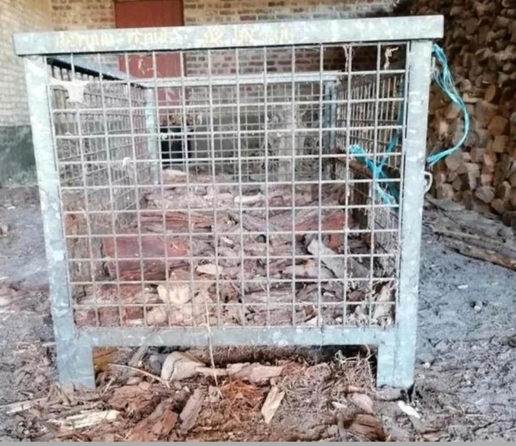 Grote gegalvaniseerde gaascontainer metalen bak, Doe-het-zelf en Bouw, Ophalen