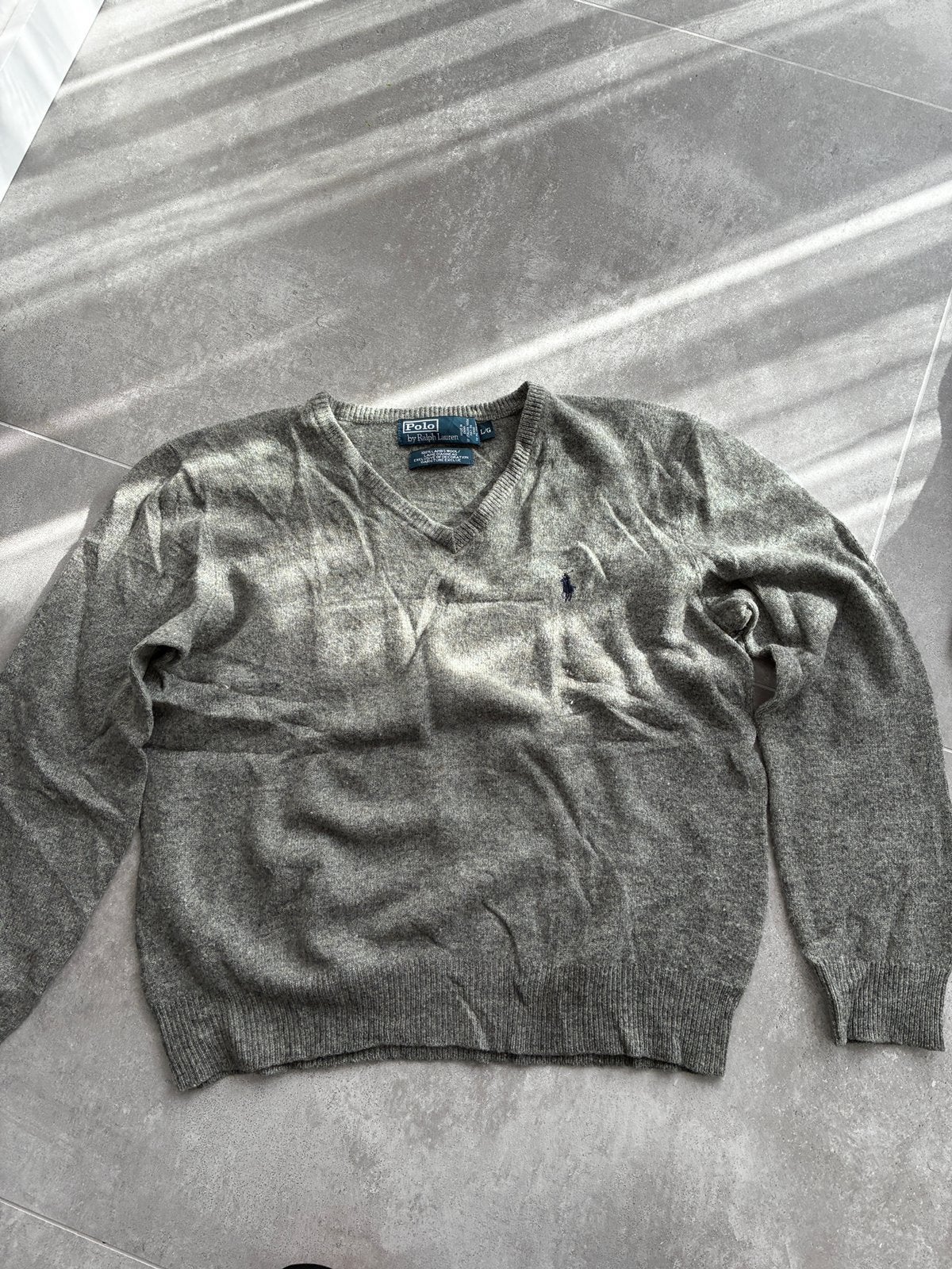 Ralph Lauren sweater, Kleding | Heren, Ophalen of Verzenden, Nieuw, Maat 52/54 (L), Grijs