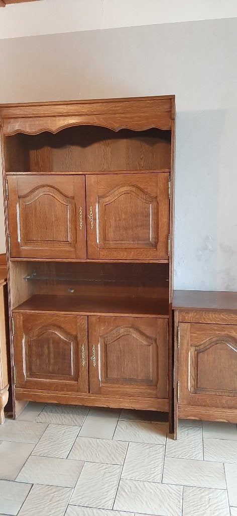 Meuble TV & bar, Faces bois massif mouluré, 200 cm ou plus, Enlèvement, Utilisé