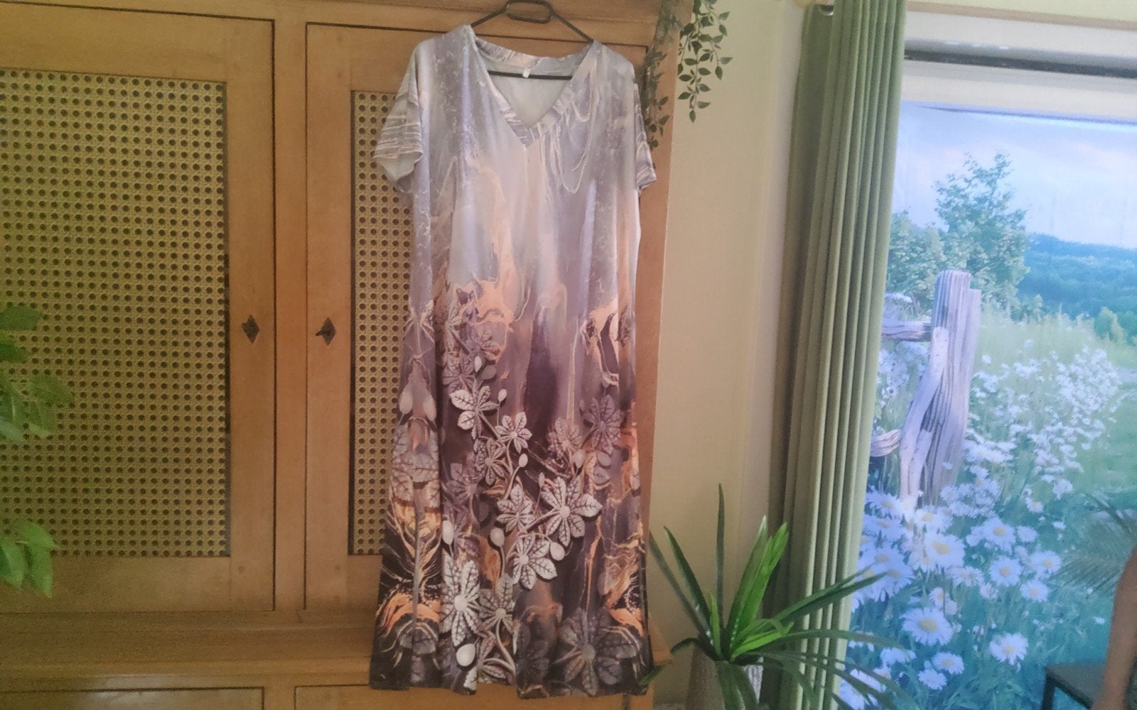 Dames jurk, Ophalen, Nieuw, Maat 46/48 (XL) of groter, Onder de knie
