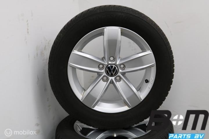 WINTER! ORIGINEEL! 16 inch velgen VW T-Roc! 2GA601025Q, Gebruikt, 16 inch, Banden en Velgen, Personenwagen