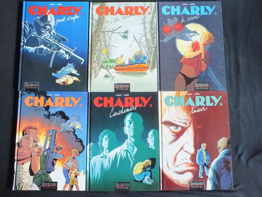 CHARLY (13 albums /     EO/      EDITIONS DUPUIS, Enlèvement ou Envoi, Comme neuf, MAGDA-LAPIERE