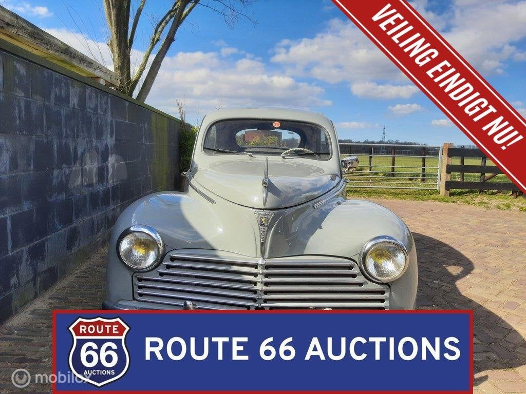 Peugeot 203C | 1955 | Route 66 Auctions, Achat, Entreprise, Boîte manuelle, Autre carrosserie