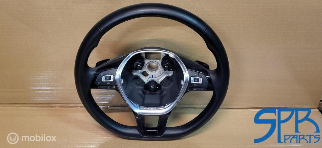 Vw TIGUAN 5NA TOURAN LEDER STUUR F1 FLIPPER ACC MODE GEBRUIK, Gebruikt, Volkswagen, Ophalen of Verzenden, Volkswagen