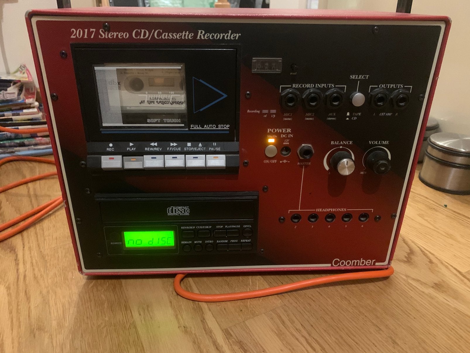 Stereo cd cassette recorder 2017, Audio, Tv en Foto, Ophalen, Dubbel, Overige merken