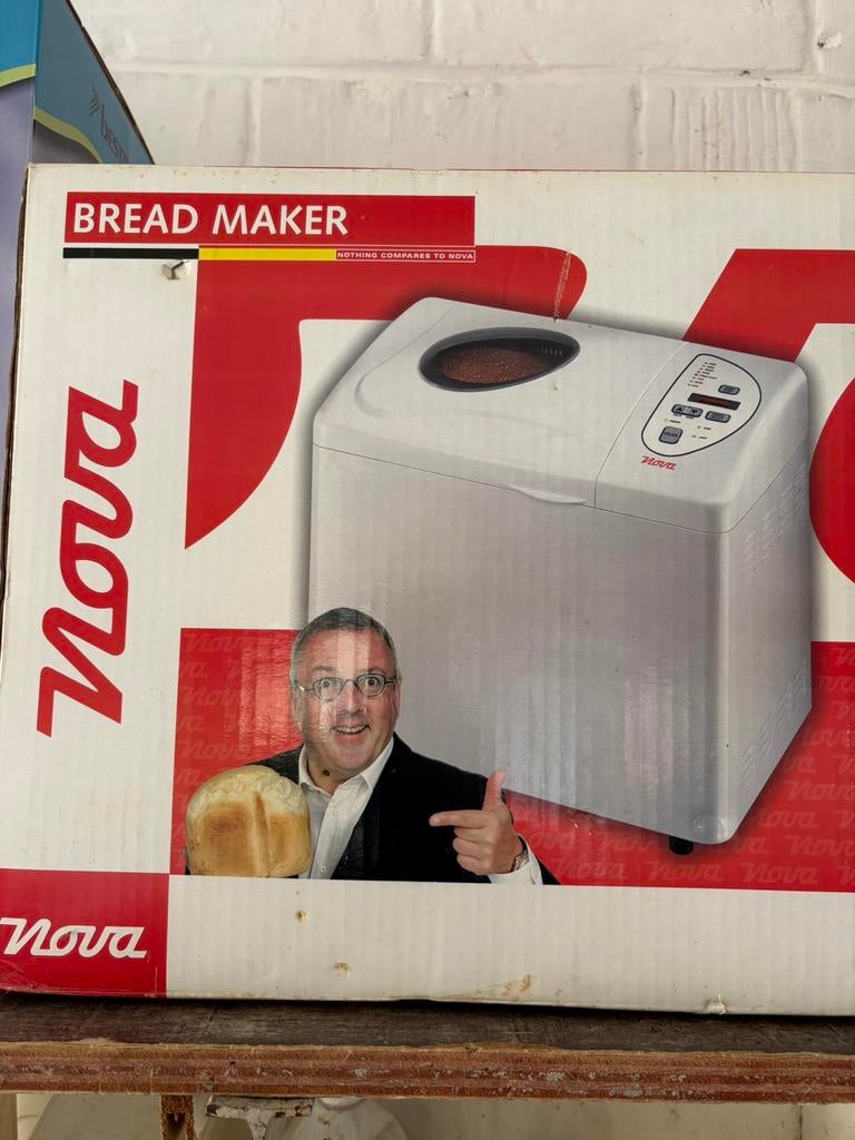 Nova broodbakmachine nieuw in de doos, Electroménager, Machines à pain, Enlèvement, Neuf