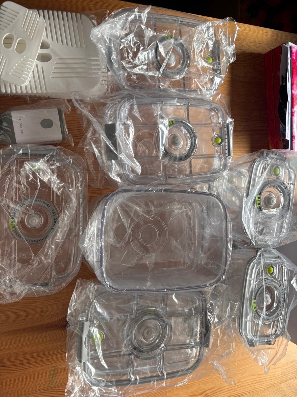 11 delige vacuüm diepvries set, Ophalen, Kunststof, Nieuw, Voorraadpot