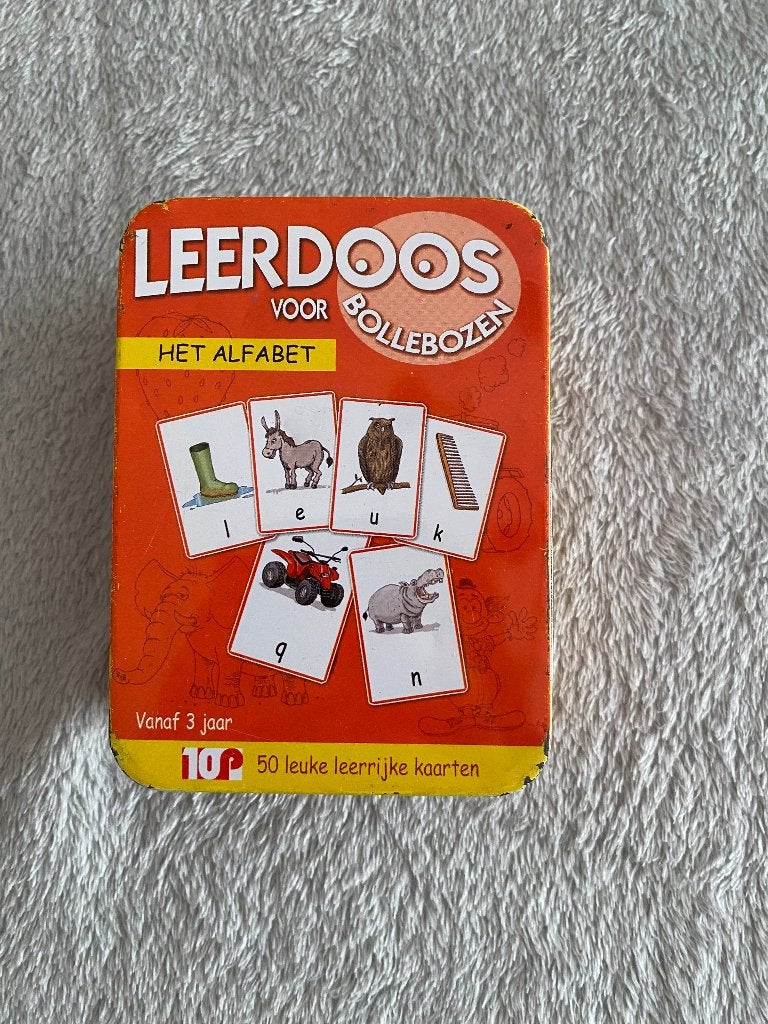 Leerdoos - Het alfabet, Ophalen of Verzenden, Gebruikt, Taal en Lezen