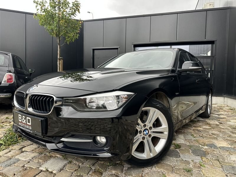 BMW Série 3, Auto's, Gebruikt, 136 pk, Zwart, Bedrijf
