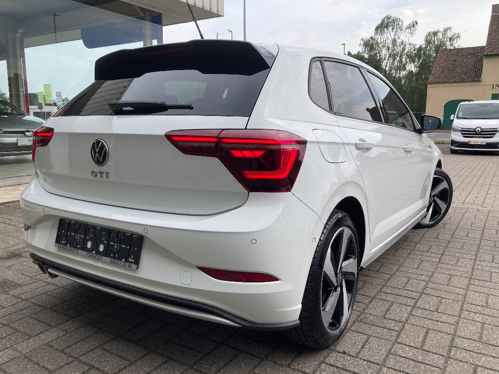Polo GTI 207pk -AUTOMAAT -Airco -App -LED MATRIX -Topsport, Auto's, Dealer onderhouden, Stof, 4 cilinders, Wit