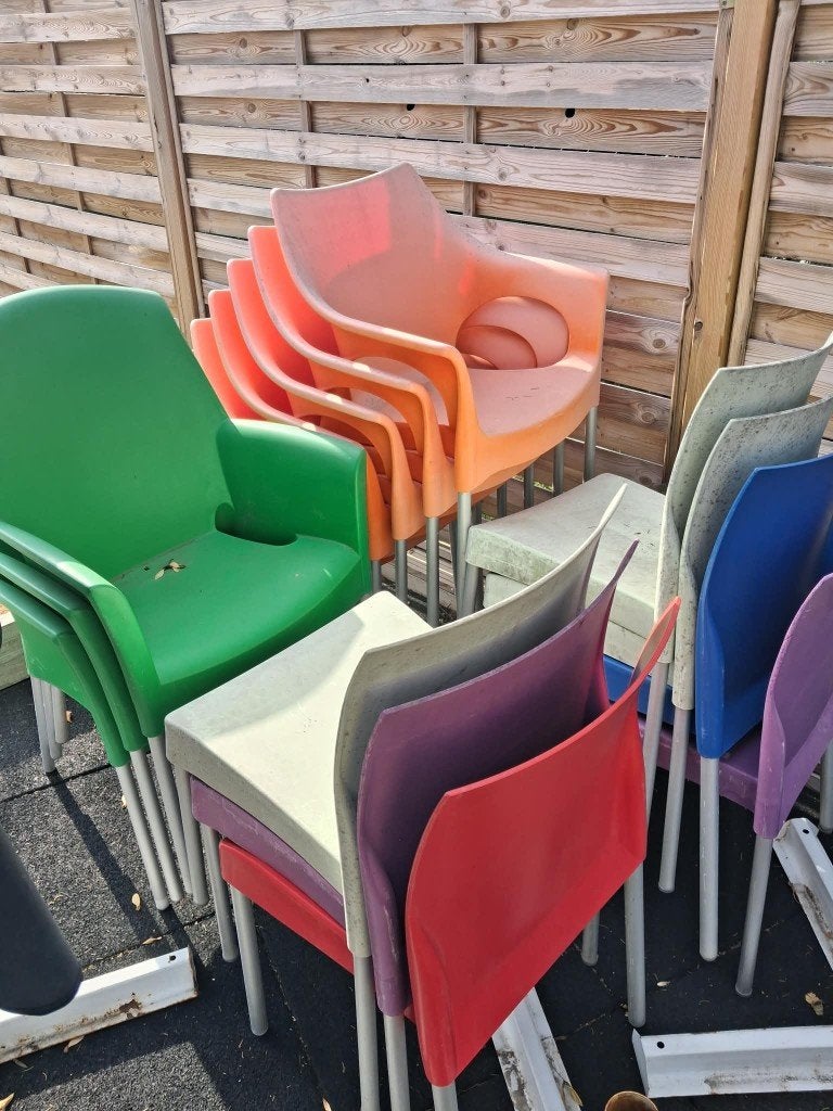 Chaises jardin, Tuin en Terras, Tuinstoelen, Ophalen, Gebruikt