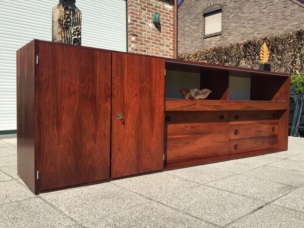 Vintage Sideboard palissander 1960s, Huis en Inrichting, Kasten | Dressoirs, Ophalen, Gebruikt