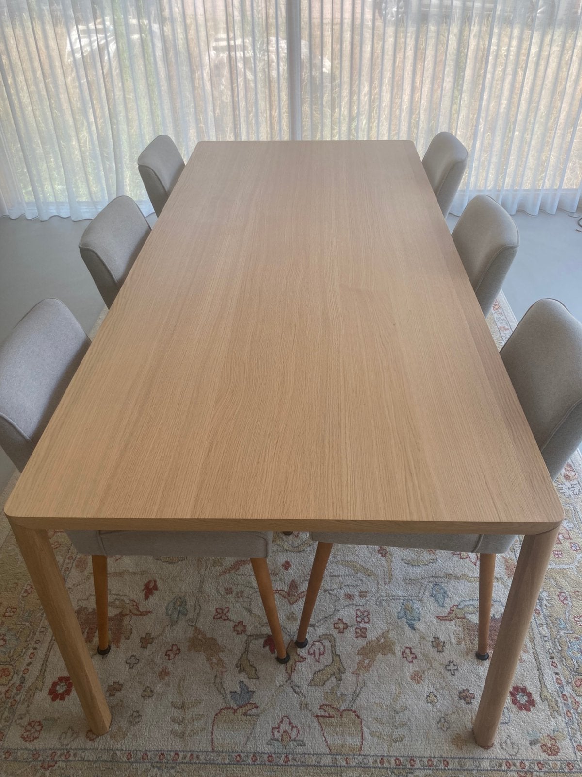 Table de salle à manger Ethnicraft Air en chêne 220 x 95 cm, Maison & Meubles, Tables | Tables à manger, Enlèvement, Comme neuf