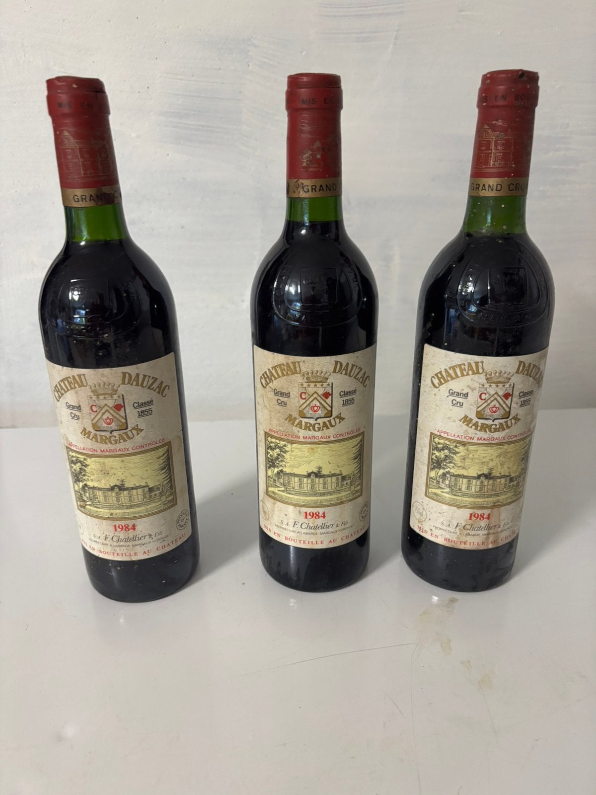 Chateau Dauzac grand gru classe 1984, Verzamelen, Ophalen of Verzenden, Zo goed als nieuw