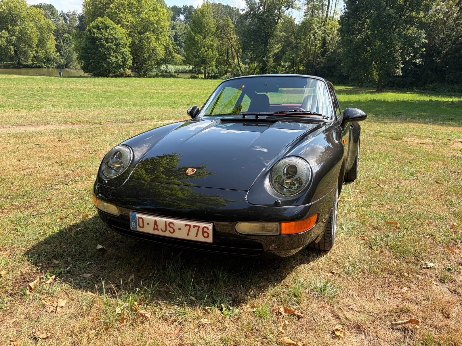 Porsche 993 Carrera 2 Coupe Topstaat, Auto's, Automaat, Achterwielaandrijving, Zwart, Leder