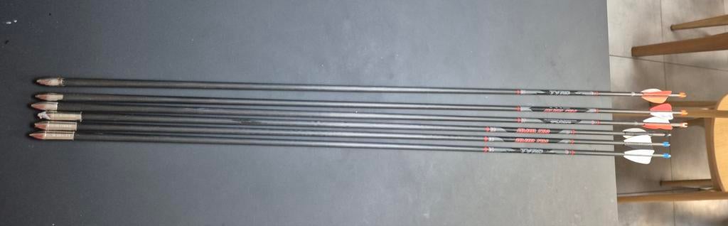 Flèches en carbone Avalon Tyro, colonne vertébrale 900, Enlèvement ou Envoi, Utilisé, Flèches