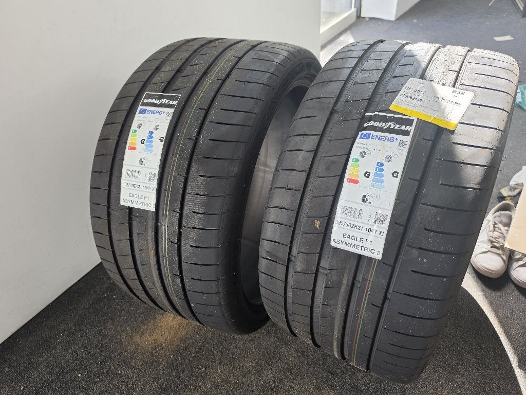 2x Goodyear Eagle F1 Asymmetric 3 – 305/30 R21 104Y Banden, Auto-onderdelen, Banden en Velgen, Ophalen, Nieuw, 21 inch, 305 mm
