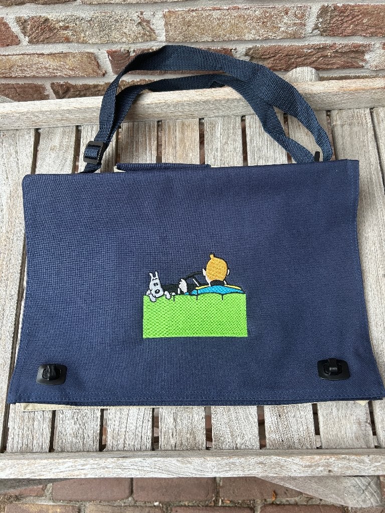NIEUWE LAPTOPZAK KUIFJE EN BOBBY, Ophalen of Verzenden, Kuifje, Nieuw, Gebruiksvoorwerp