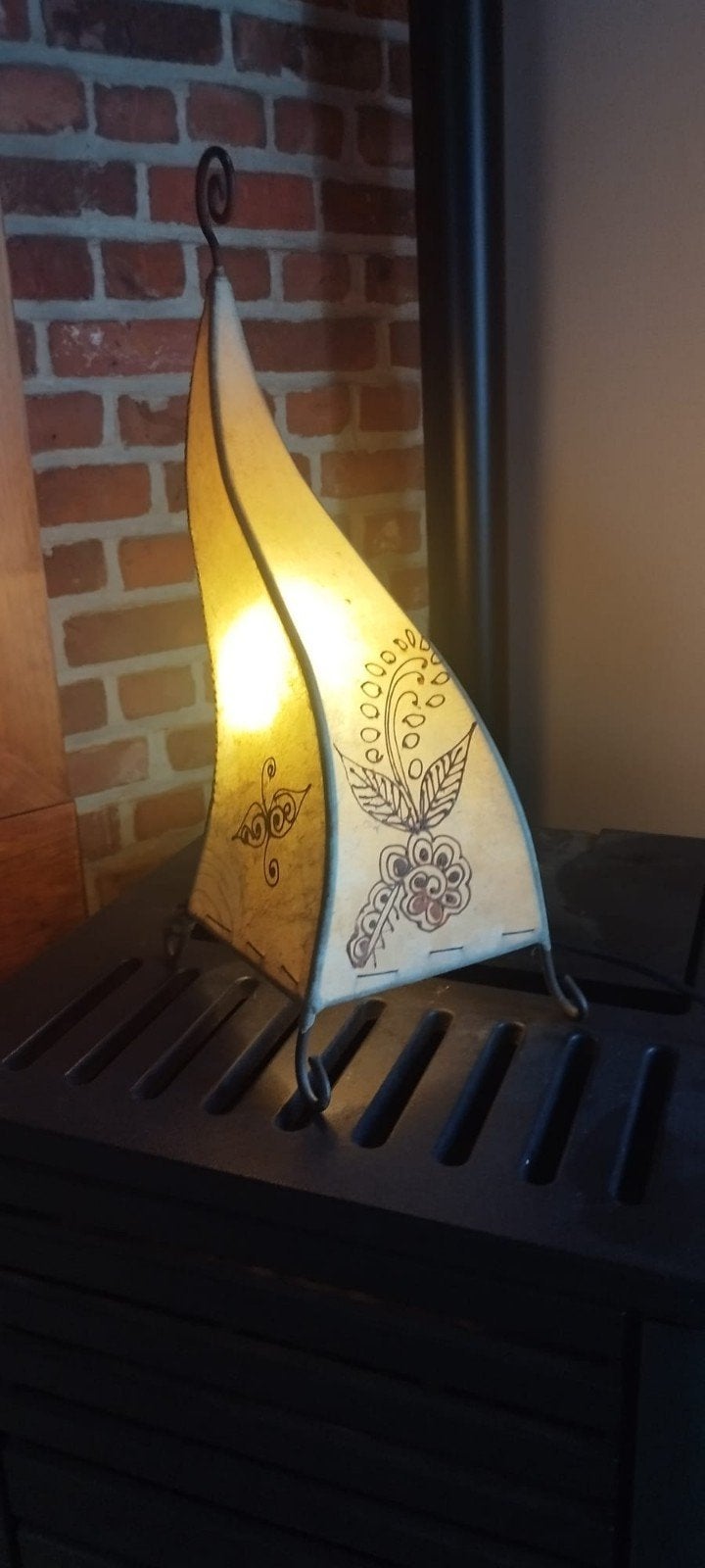Marokkaanse vloerlamp, Ophalen