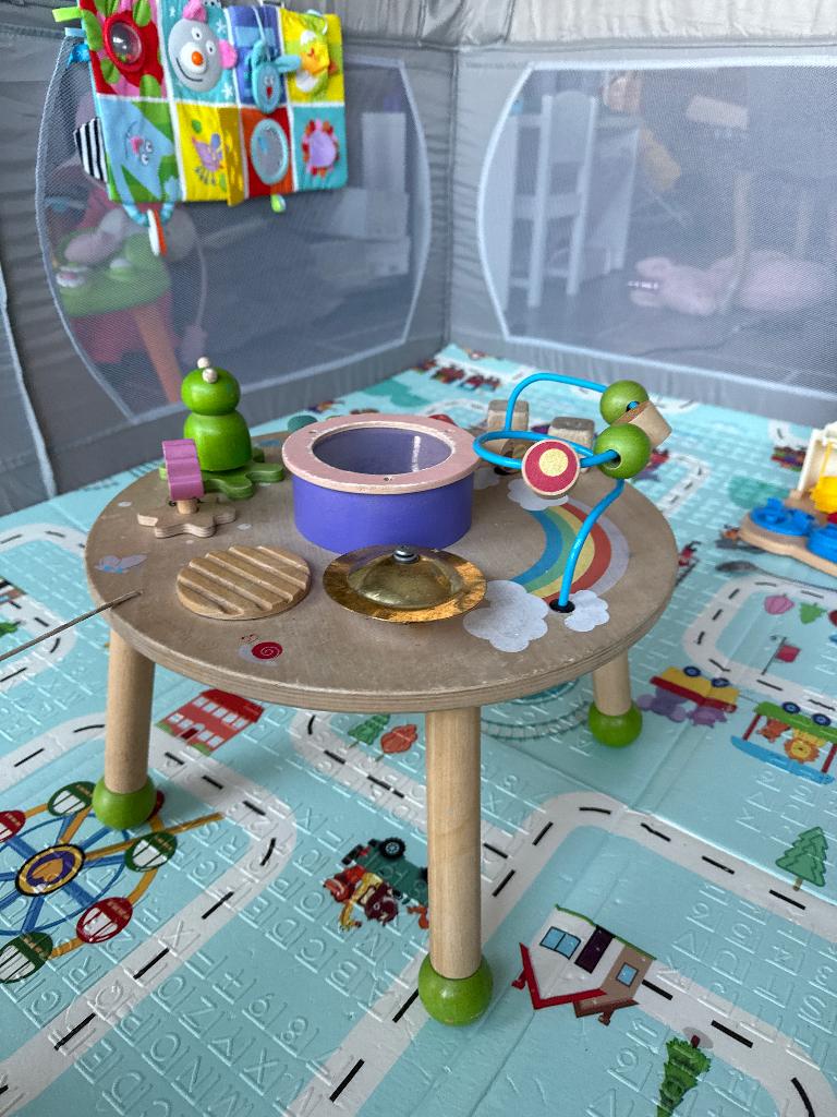 Speeltafel muziektafel hout, Kinderen en Baby's, Ophalen, Gebruikt, Overige typen