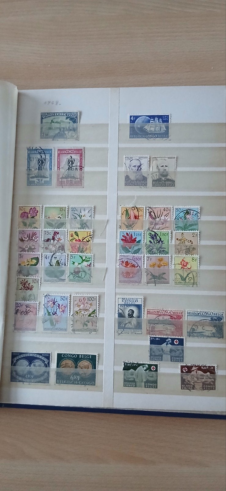 lot de timbres du Congo belge timbrés, Enlèvement ou Envoi