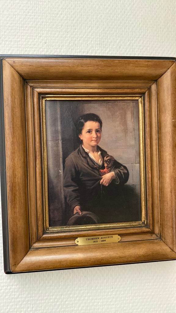 Mooi schilderijtje Thomsen Auguste, Antiek en Kunst, Ophalen