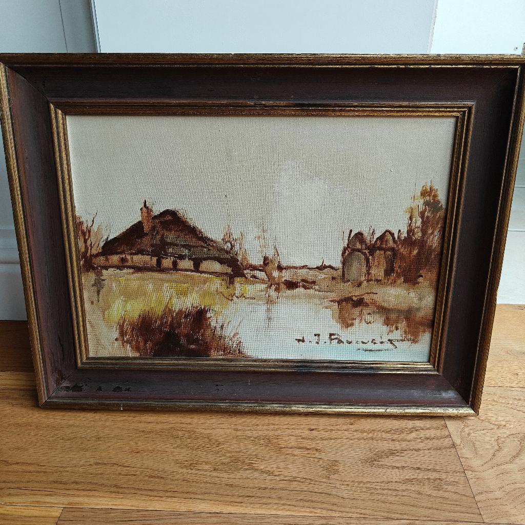 Klassiek schilderij van Henri Joseph Pauwels, Antiek en Kunst, Ophalen