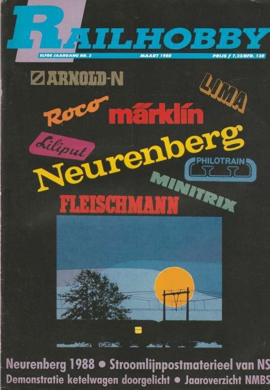 Rail Hobby nr 3 maart 1988, Ophalen of Verzenden, Nieuw, Boek, Tijdschrift of Catalogus