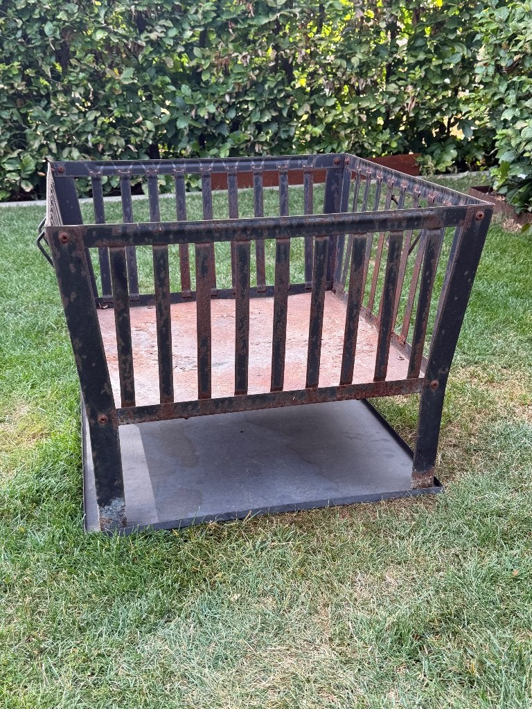 Vuurkorf 60x60 met onderschaal Barbecook, Tuin en Terras, Ophalen, Gebruikt, Vuurkorf