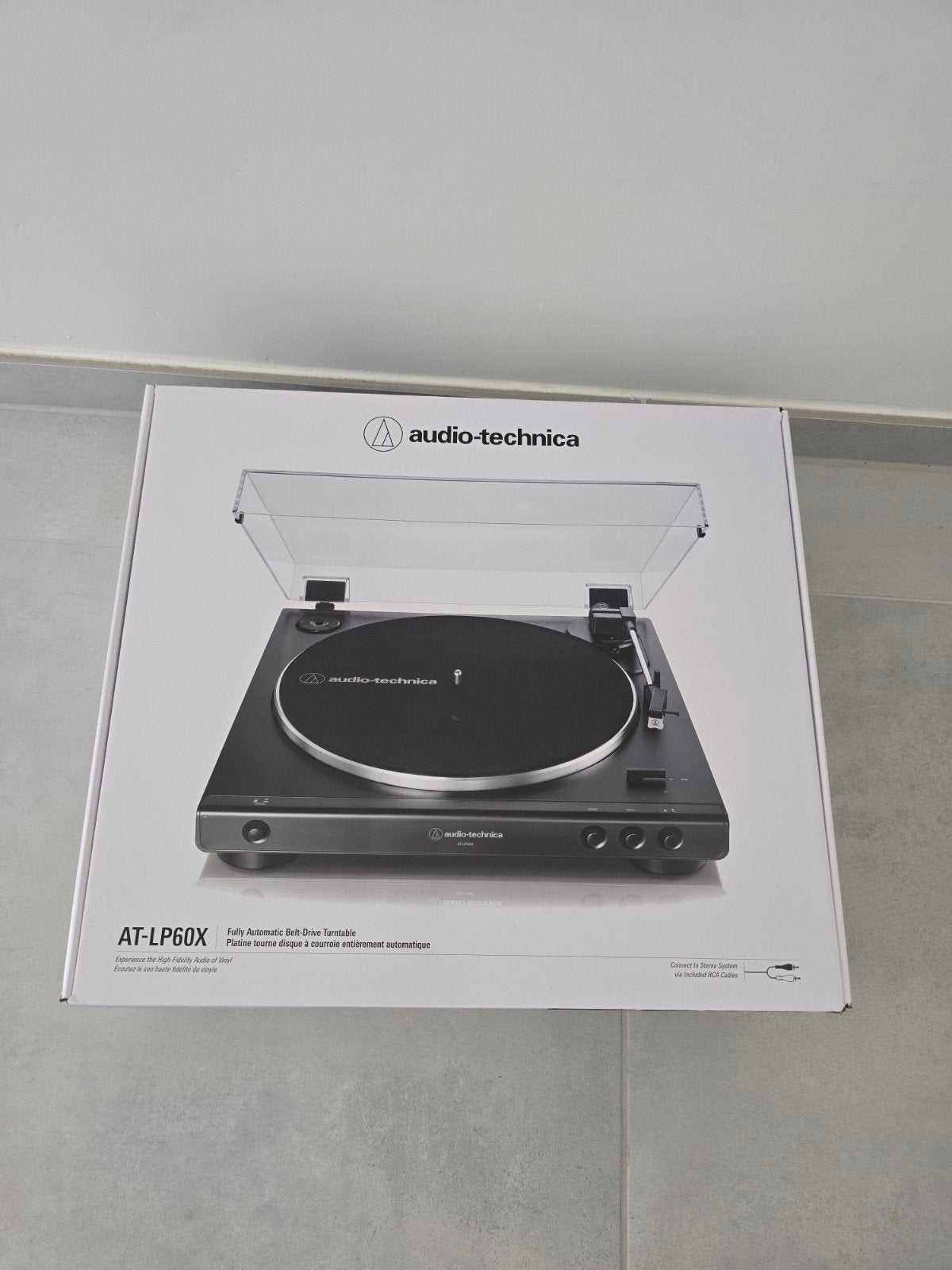 AT-LP60X Volautomatische platenspeler met riemaandrijving, Ophalen of Verzenden