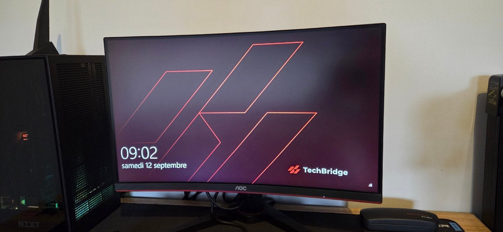 AOC C24G1 - Écran Gaming 24" incurvé - 144 Hz, Informatique & Logiciels, Gaming, HD, Enlèvement ou Envoi, Incurvé