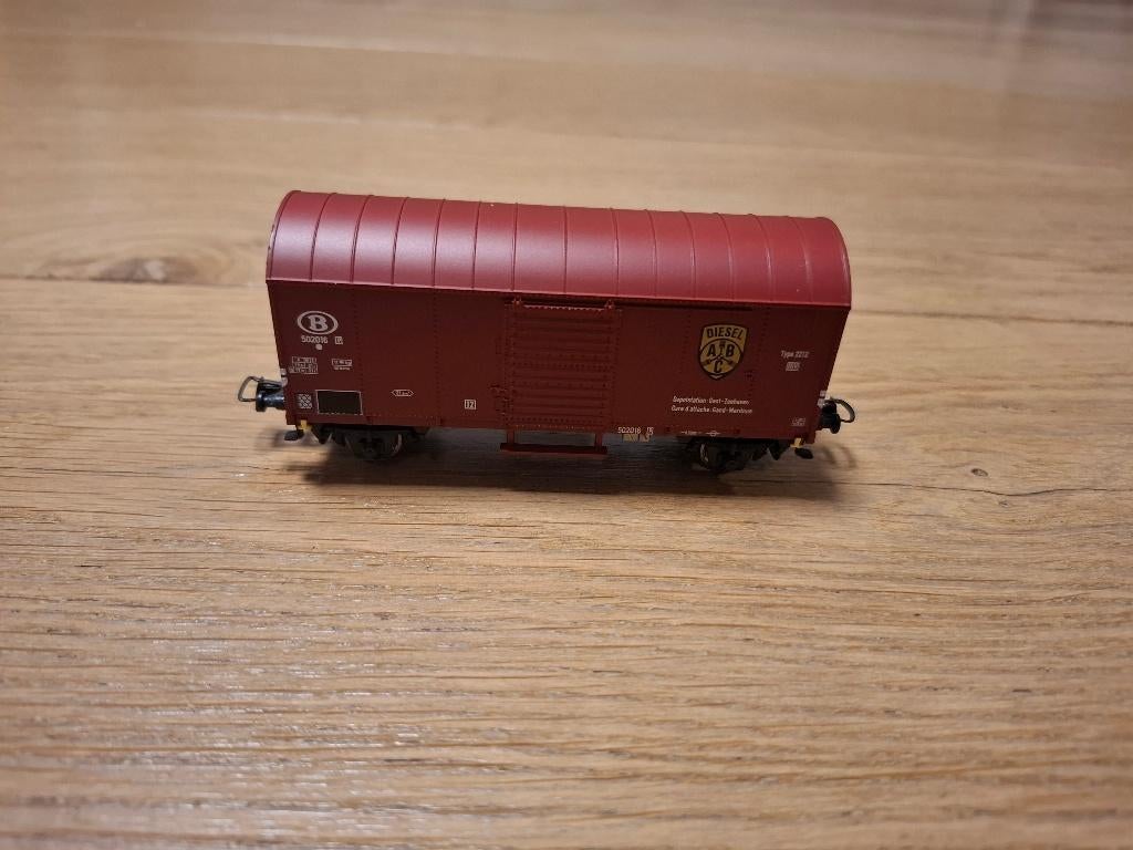 B-Models 45700 - wagon couvert ABC Diesel, Enlèvement, Comme neuf, Wagon, Autres marques