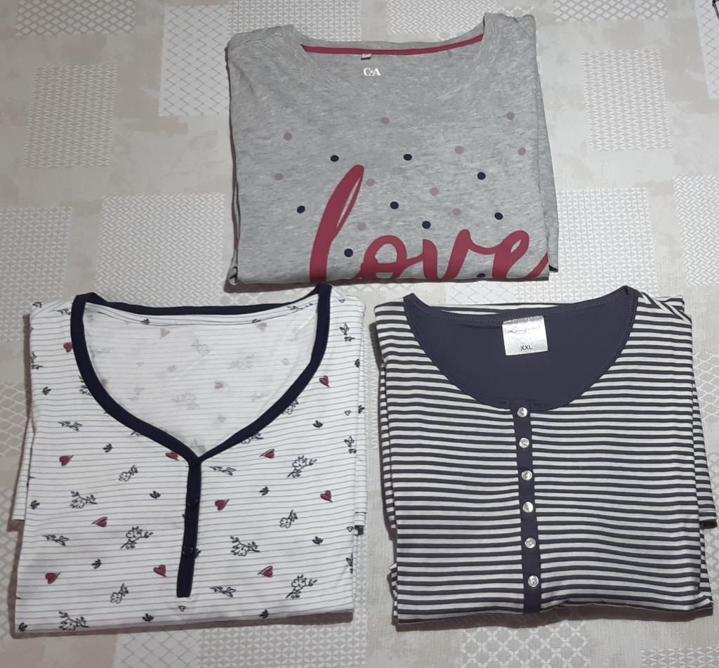 Dames slaapkleed XXL  katoen, Kleding | Dames, Pyjama's, Ophalen, Zo goed als nieuw, Maat 46/48 (XL) of groter