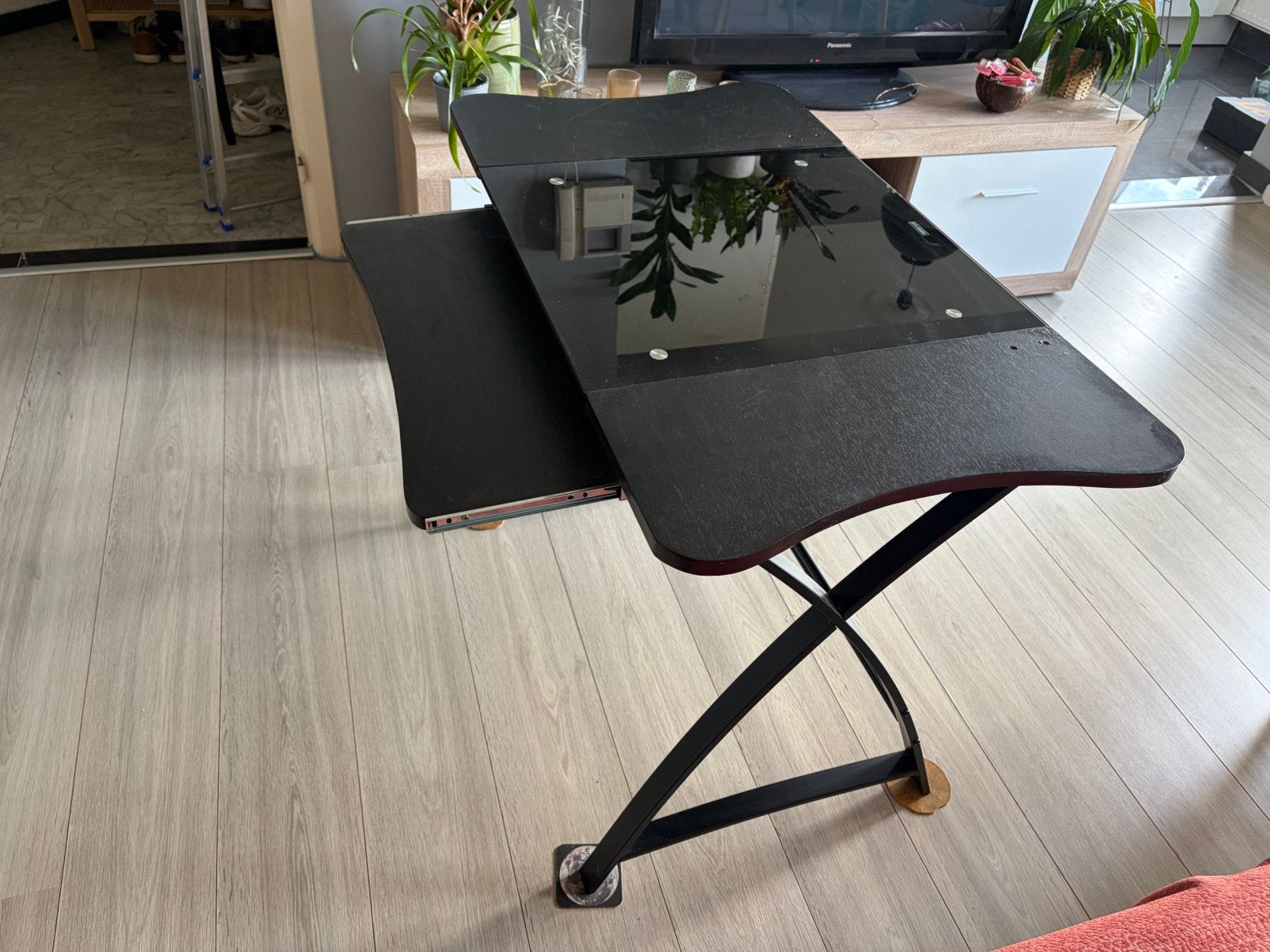 Desk / Bureau, Maison & Meubles, Bureau d'ordinateur, Métal, Comme neuf, 100 cm