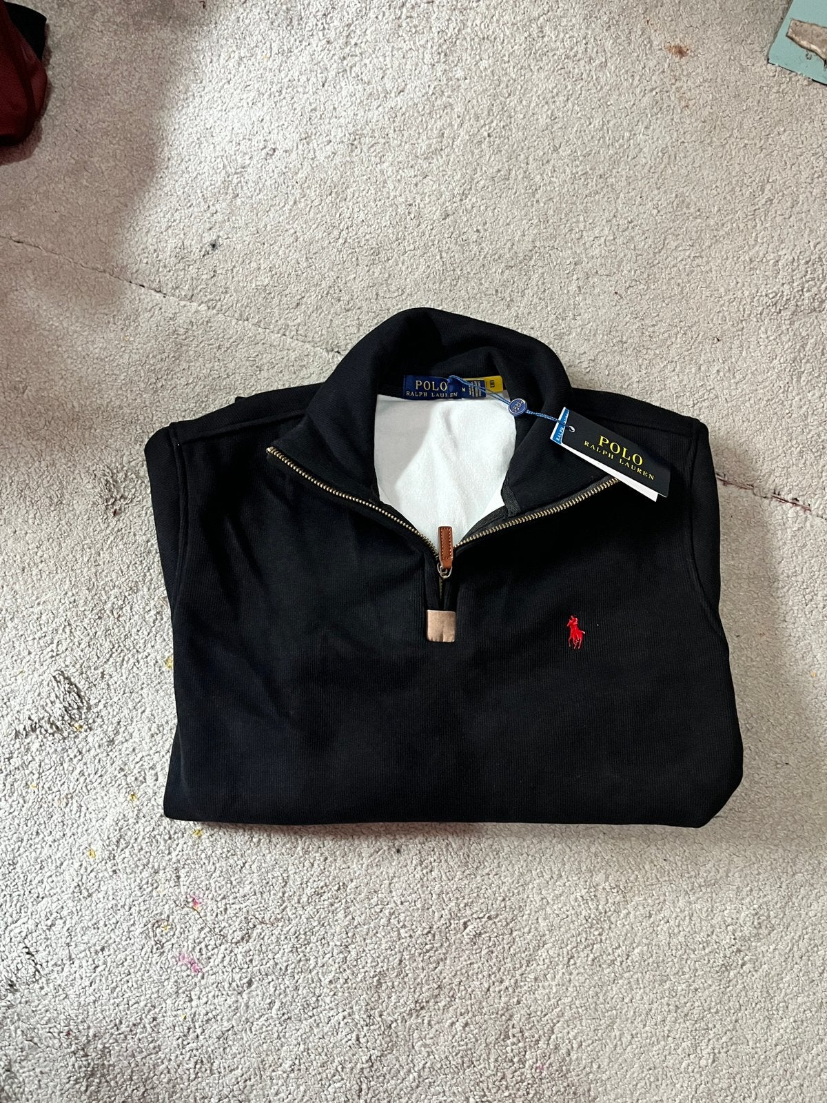 Polo Ralph Lauren Half-Zip -Zwart, Kleding | Heren, Polo's, Verzenden, Nieuw, Maat 48/50 (M), Zwart