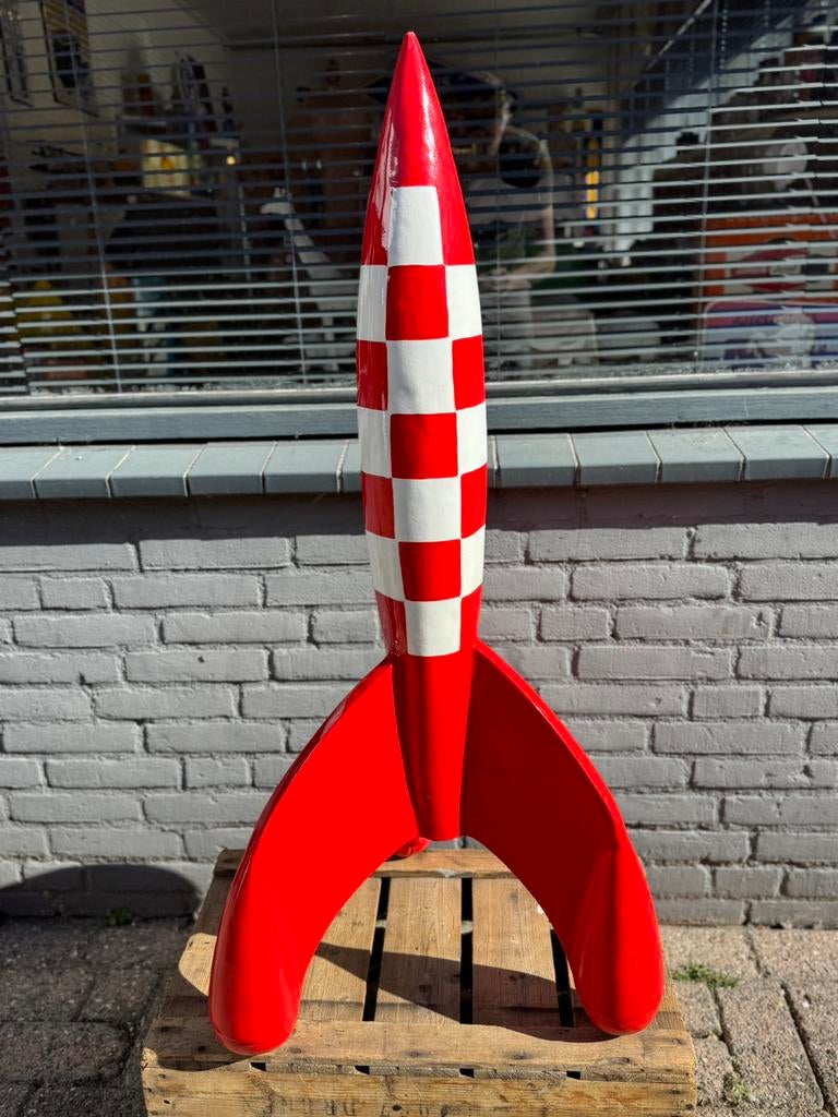 Kuifje Raket naar de Maan beeld, Ophalen, Kuifje, Zo goed als nieuw, Beeldje of Figuurtje