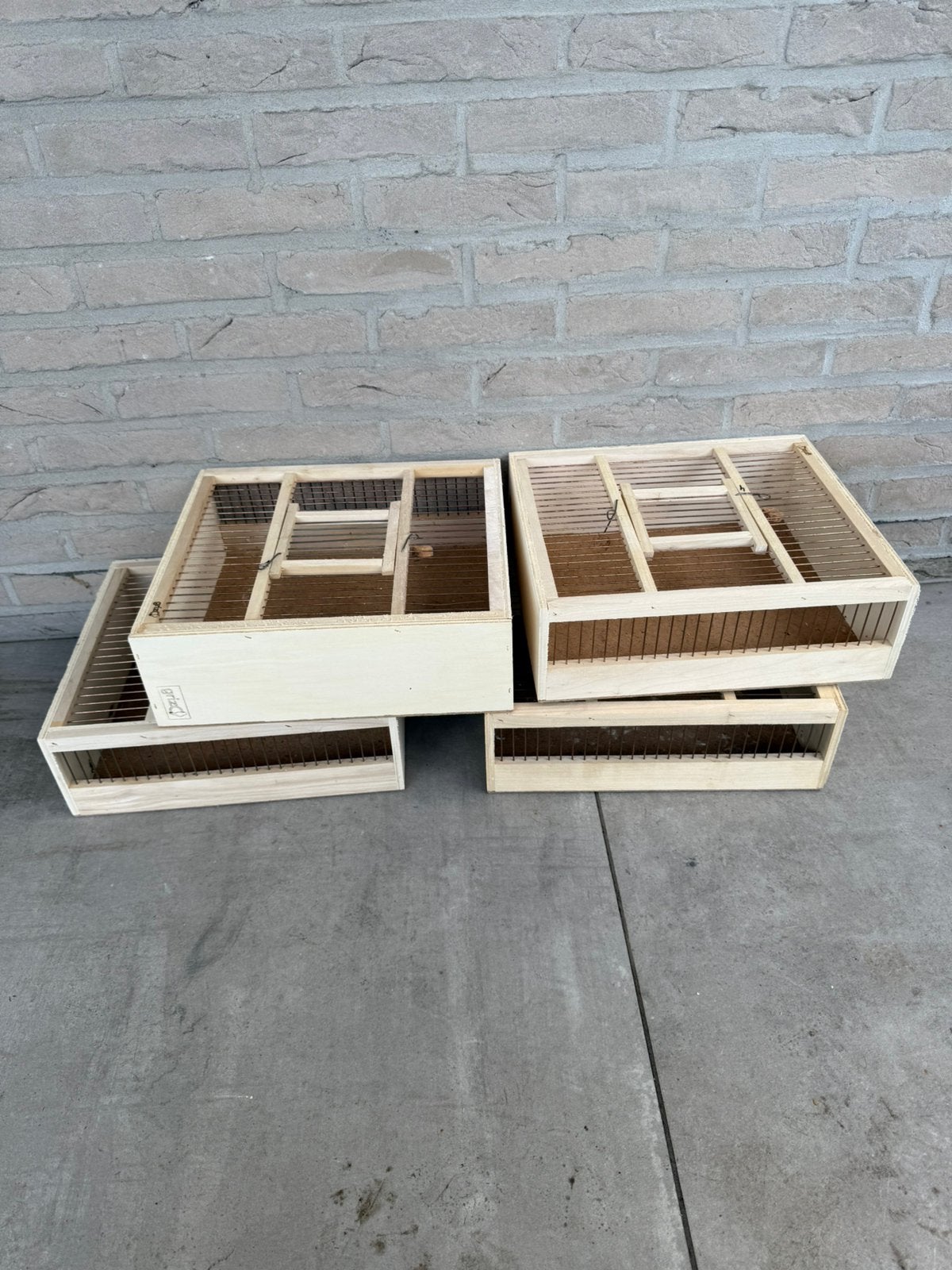 Transportkooien vogels, exoten, lopers, Dieren en Toebehoren, Ophalen, Zo goed als nieuw, Hout