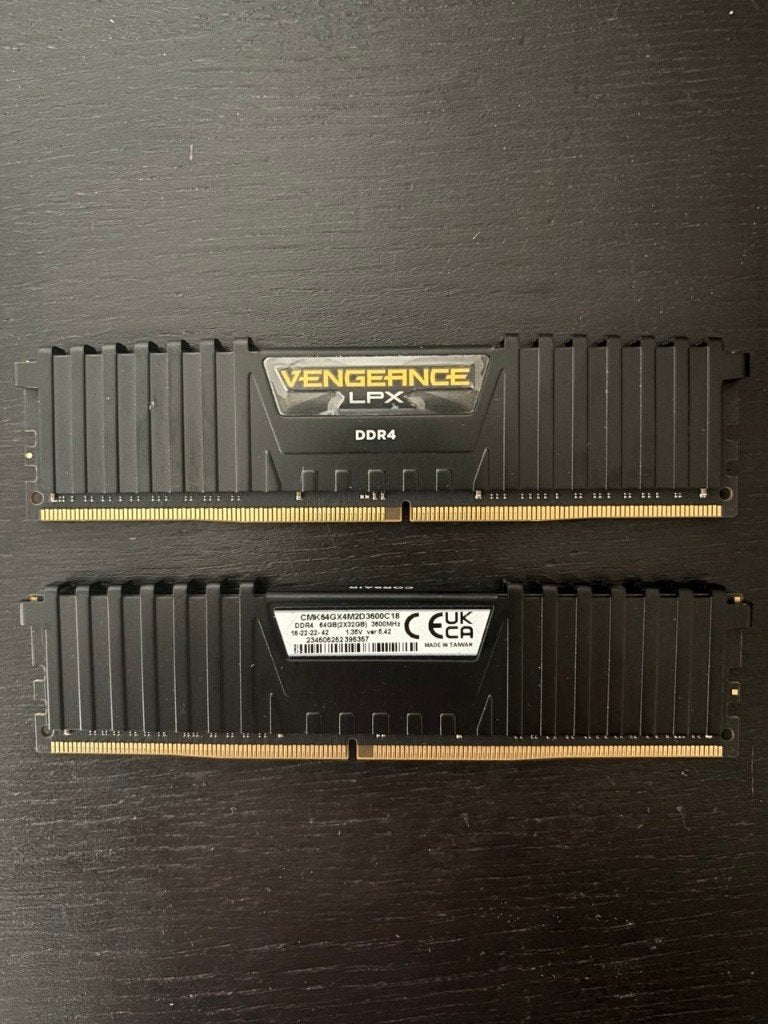 Corsair Vengeance 64gb 3600 DDR4, Computers en Software, RAM geheugen, DDR4, Ophalen of Verzenden, Zo goed als nieuw, Desktop