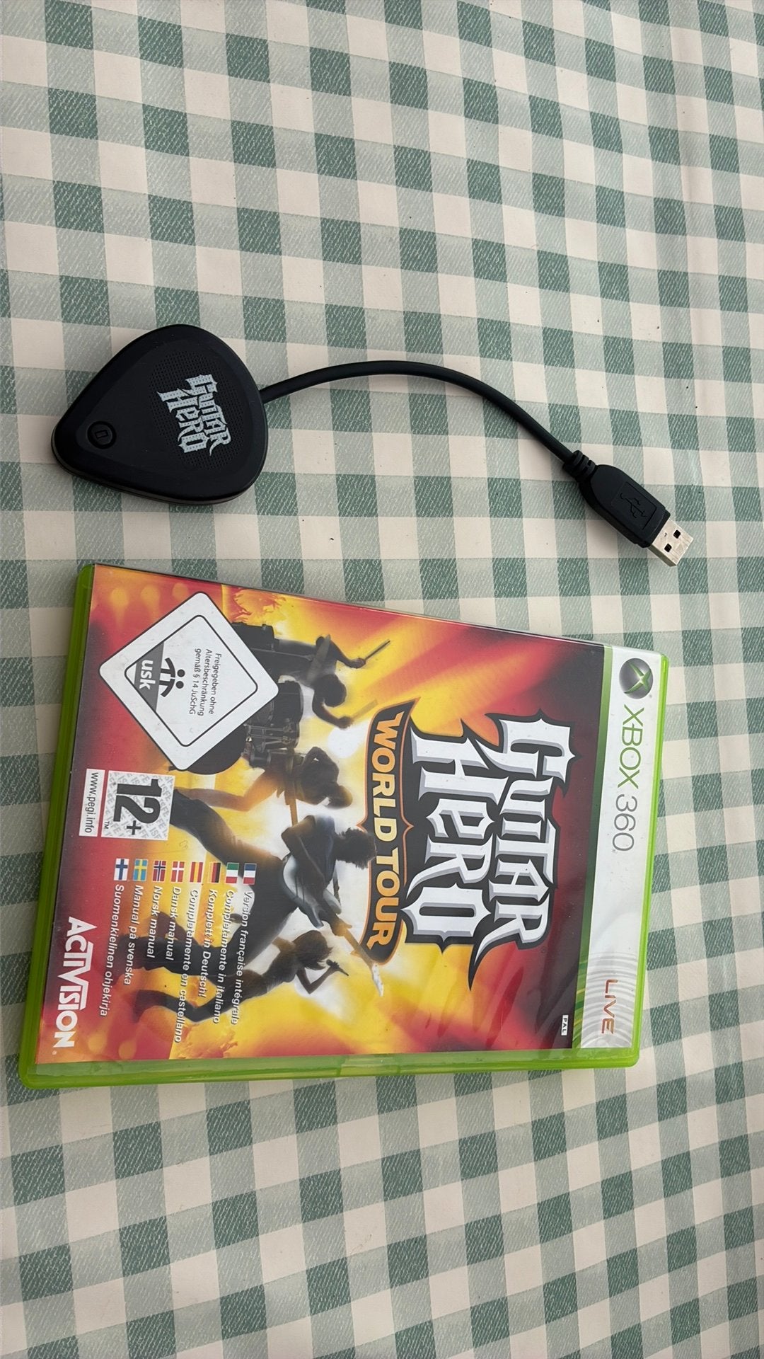 Guitar hero met receiver, Ophalen of Verzenden, Zo goed als nieuw
