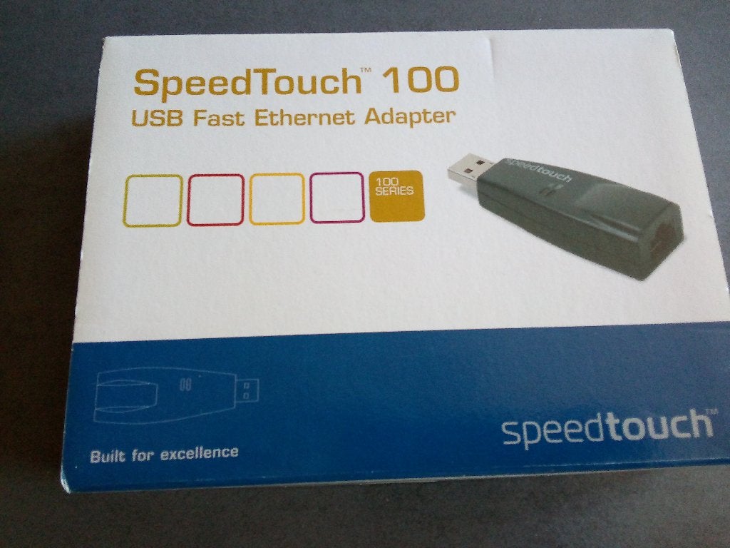 SpeedTouch 100 USB, Ophalen, Gebruikt, Extern