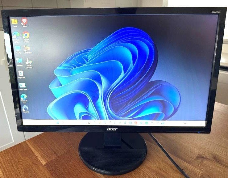 Acer K222HQL-monitor (UH. WW3EE.005) + HDMI-kabel, Ophalen of Verzenden, DVI