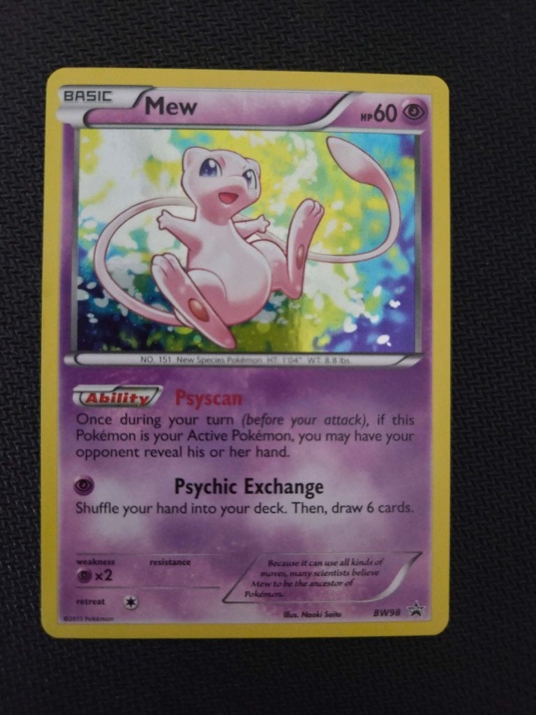Pokémon Mew BW98 Promo – Excellent / Good, Hobby en Vrije tijd, Verzamelkaartspellen | Pokémon, Ophalen of Verzenden, Gebruikt